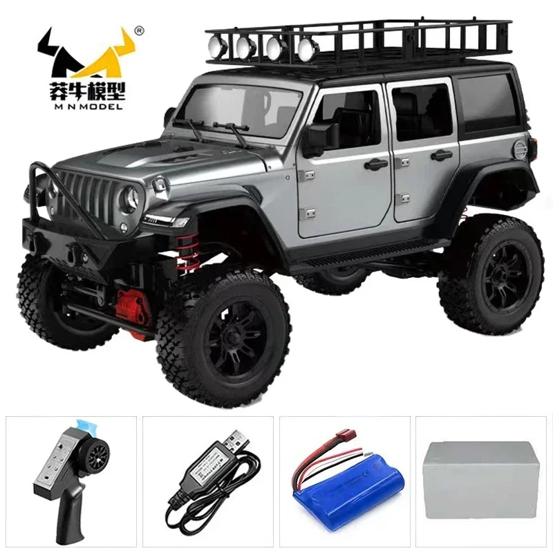 MN128 4X4 RC Car 1:12 MN Model 2.4G 4WD RC Rock Crawler Defender Remote Control Car 1/12 RC Truck Cars Toys MN82 MN82S