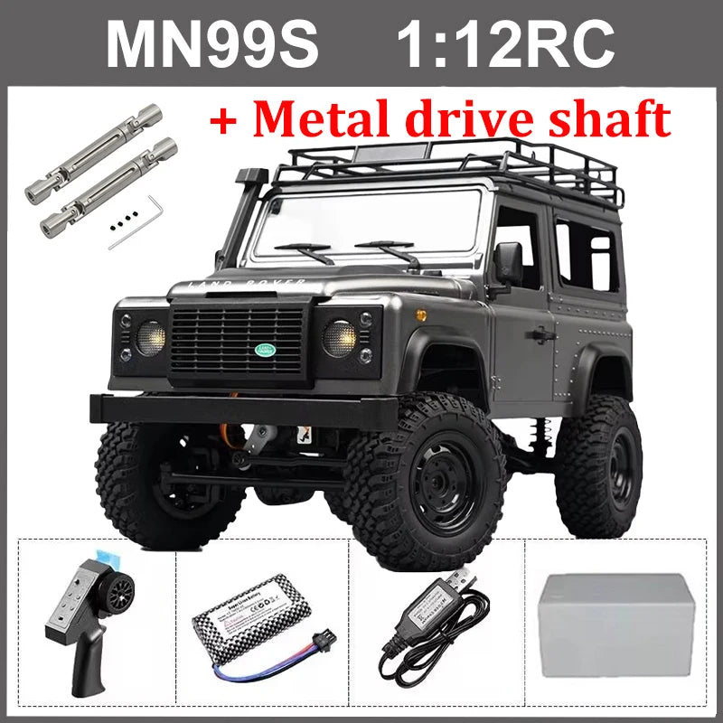 RCF Defender 90 1:12 RC 2.4ghz 4X4 Rock Crawler Off-Road MN98/MN99