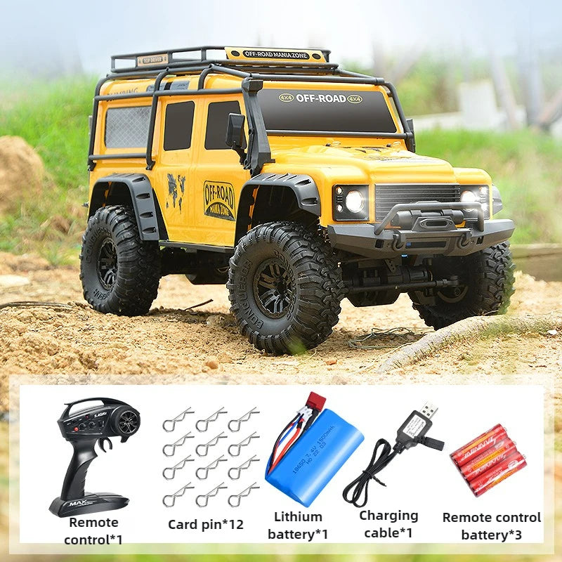 Defender 110 (Copy) ZP1005 4WD Professional Rc Remote Control Car 1:10 Guard Four-drive High-speed Climbing Off-road Vehicle Model Car Kid's Toys