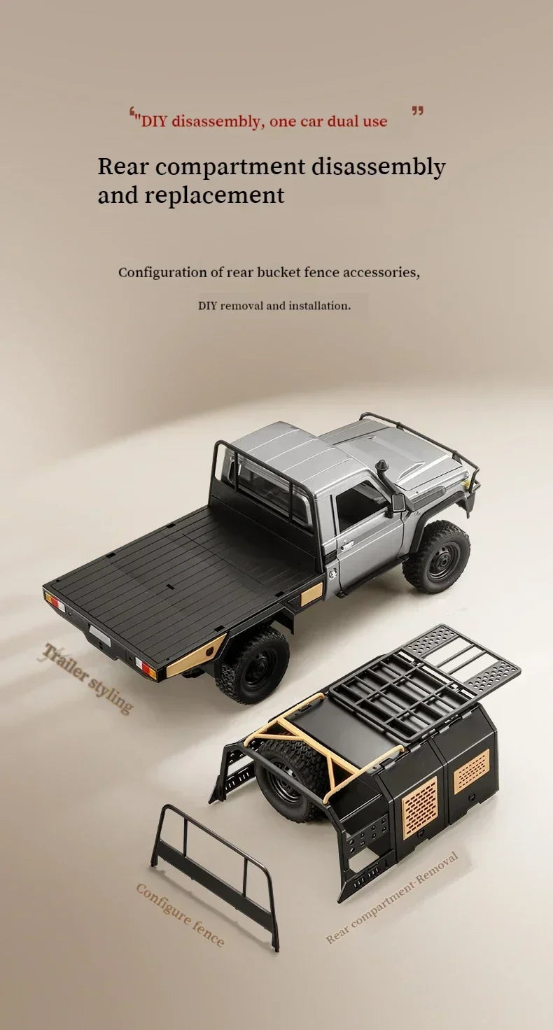 MN128 4X4 RC Car 1:12 MN Model 2.4G 4WD RC Rock Crawler Defender Remote Control Car 1/12 RC Truck Cars Toys MN82 MN82S