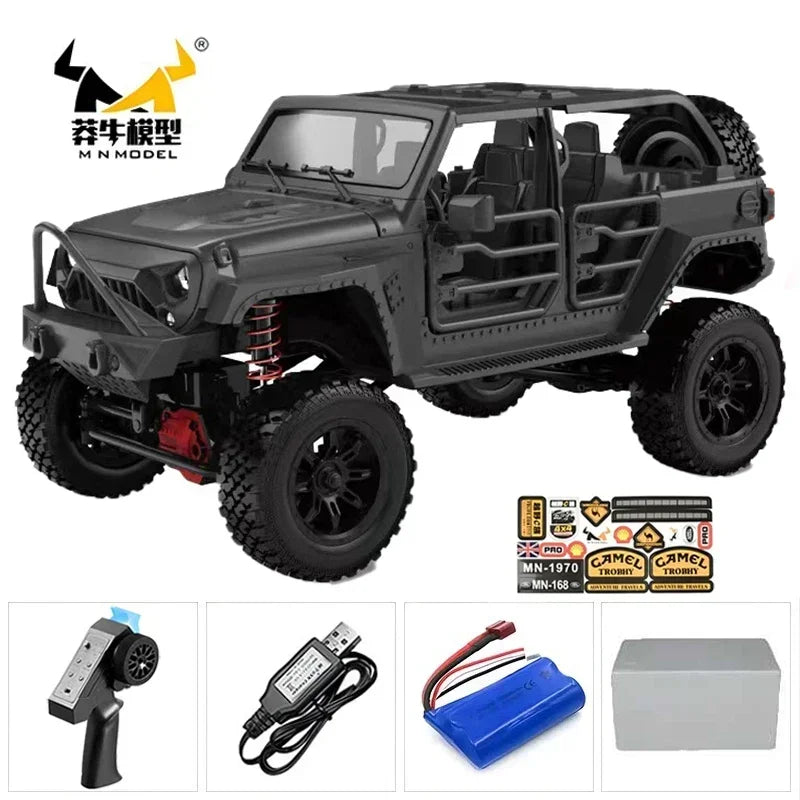 MN128 4X4 RC Car 1:12 MN Model 2.4G 4WD RC Rock Crawler Defender Remote Control Car 1/12 RC Truck Cars Toys MN82 MN82S
