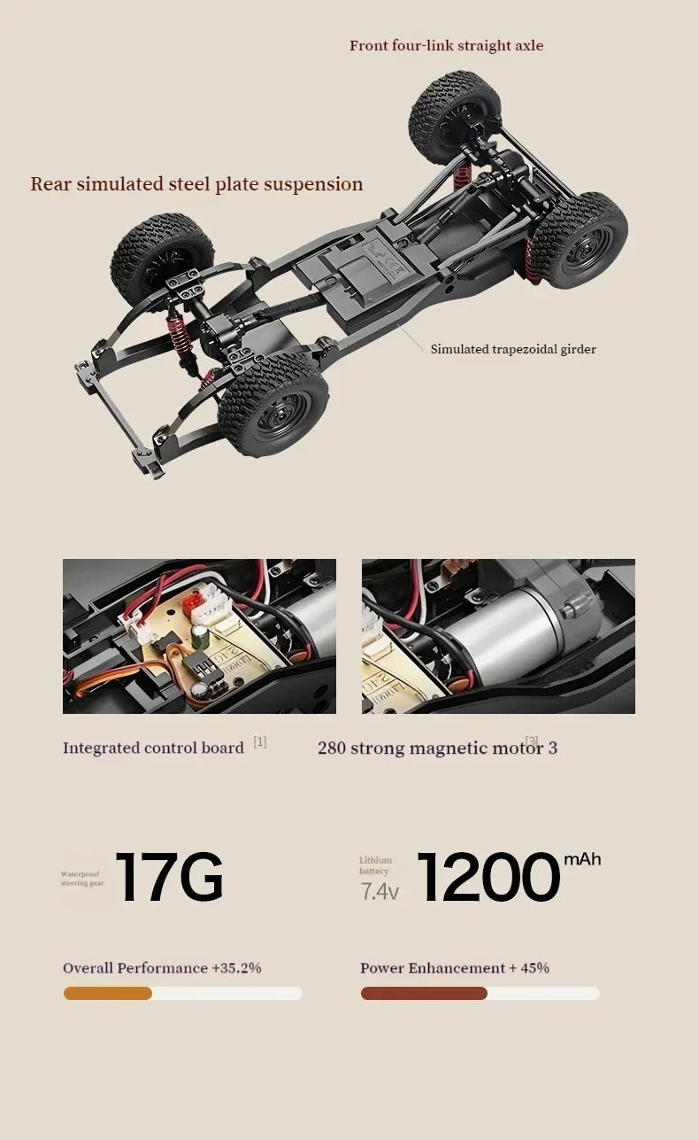 MN128 4X4 RC Car 1:12 MN Model 2.4G 4WD RC Rock Crawler Defender Remote Control Car 1/12 RC Truck Cars Toys MN82 MN82S