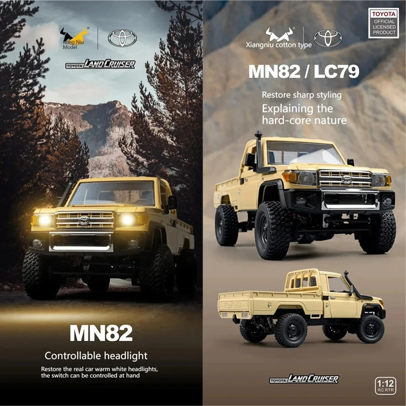 RCF LC79 Pickup 1:12 RC 2.4ghz 4X4 Rock Crawler Off-Road MN82