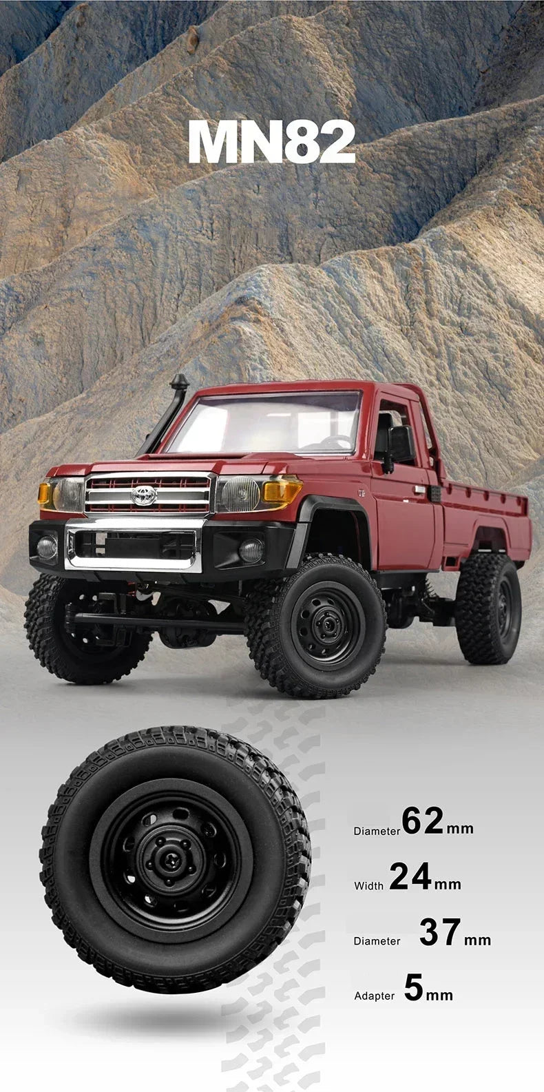 MN128 4X4 RC Car 1:12 MN Model 2.4G 4WD RC Rock Crawler Defender Remote Control Car 1/12 RC Truck Cars Toys MN82 MN82S