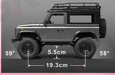 RCF Defender 90 1:12 RC 2.4ghz 4X4 Rock Crawler Off-Road MN98/MN99