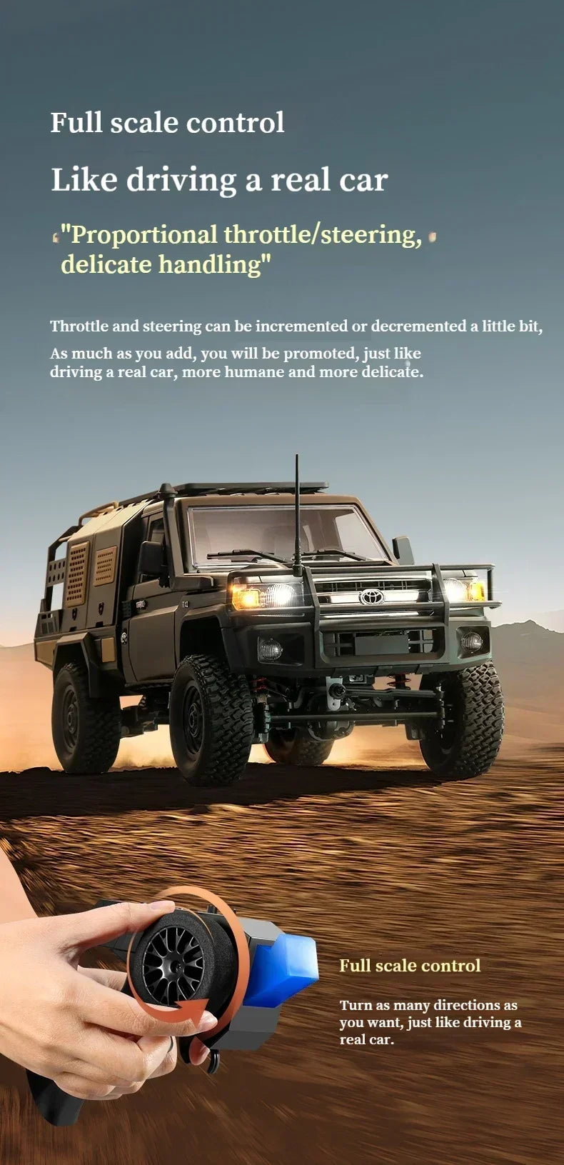 MN128 4X4 RC Car 1:12 MN Model 2.4G 4WD RC Rock Crawler Defender Remote Control Car 1/12 RC Truck Cars Toys MN82 MN82S