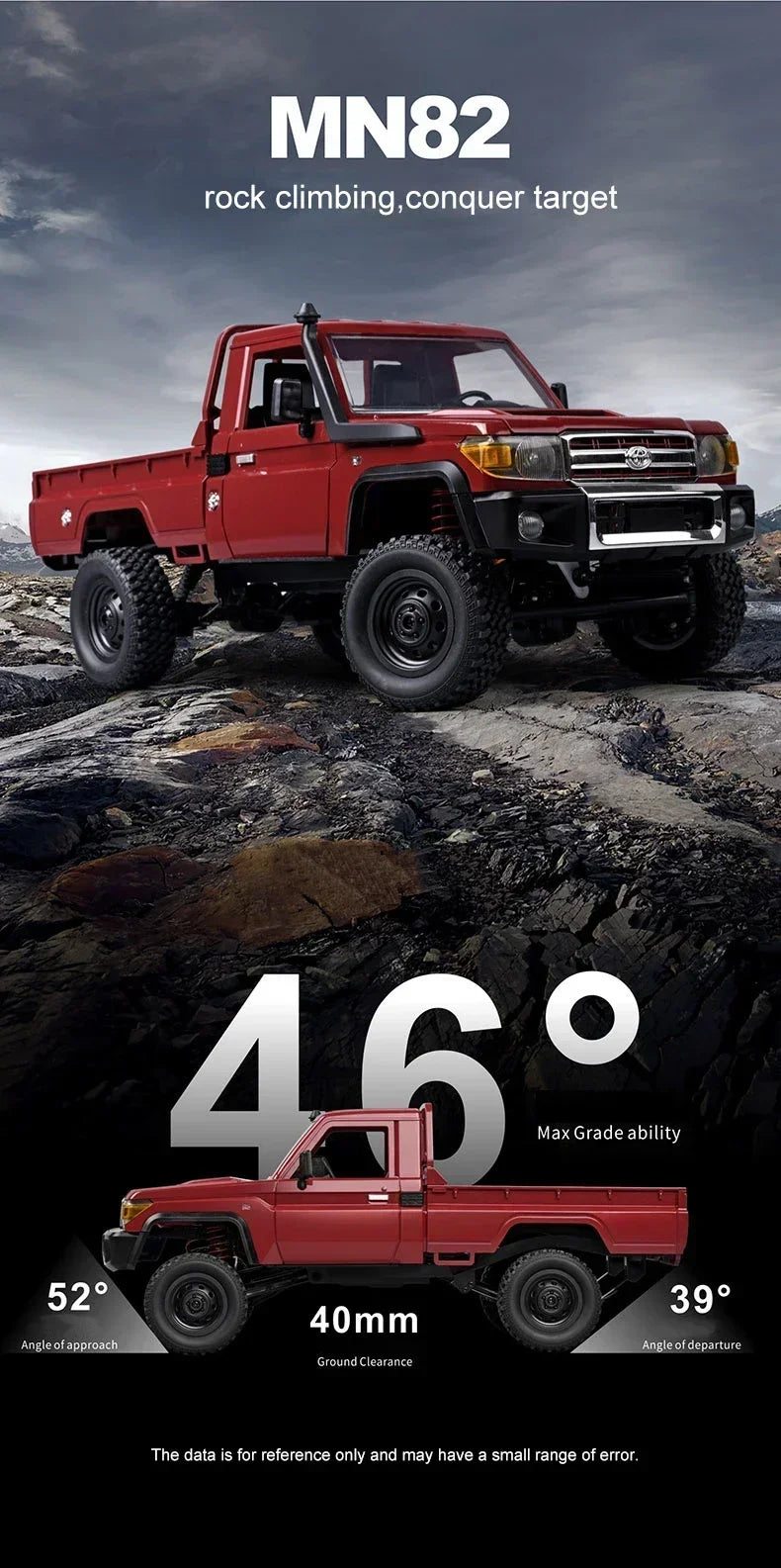 MN128 4X4 RC Car 1:12 MN Model 2.4G 4WD RC Rock Crawler Defender Remote Control Car 1/12 RC Truck Cars Toys MN82 MN82S