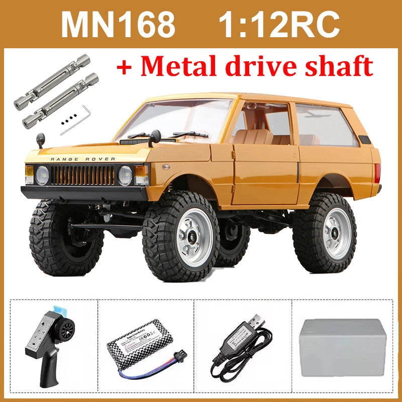 RCF Range Rover 1:12 RC 2.4ghz 4x4 Rock Crawler Off-Road MN168