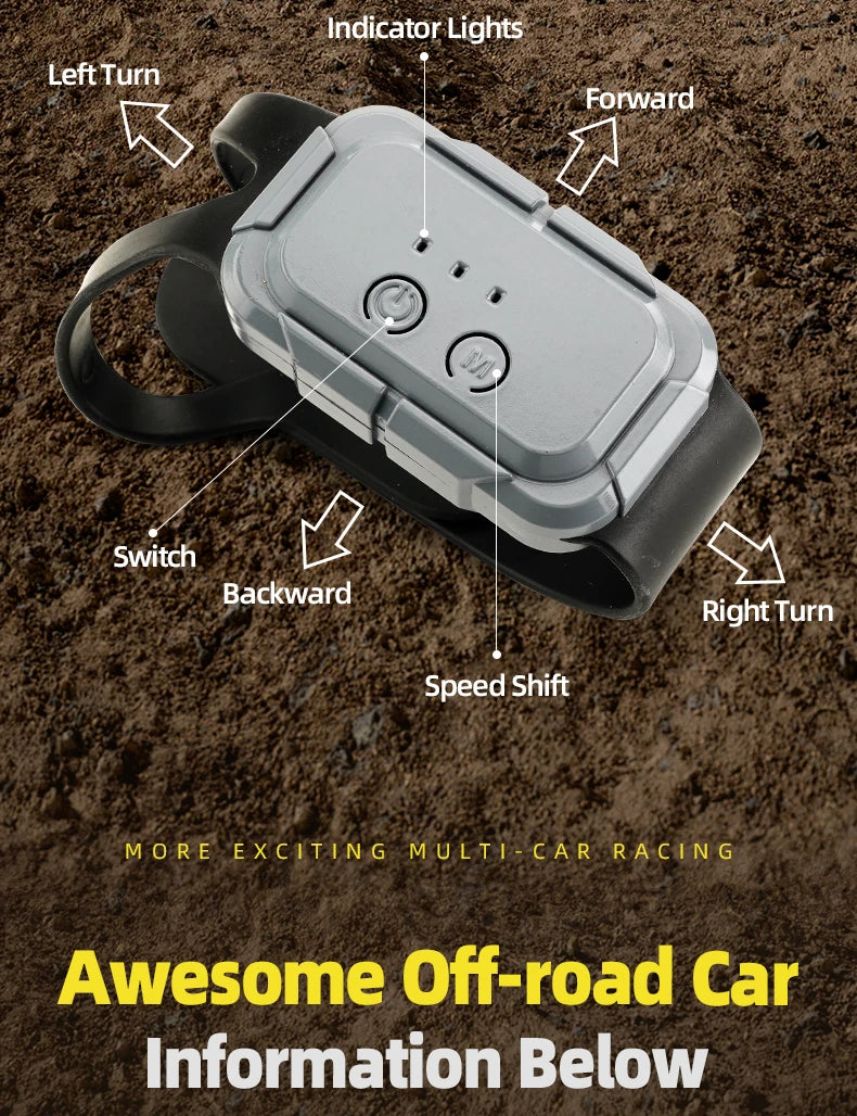 RCF Sherp Q210 Amphibious Waterproof Rc Car Dual Control 4WD Off-road Remote Control Vehicle 2.4G Electric Climbing Crawler Toys for Kids