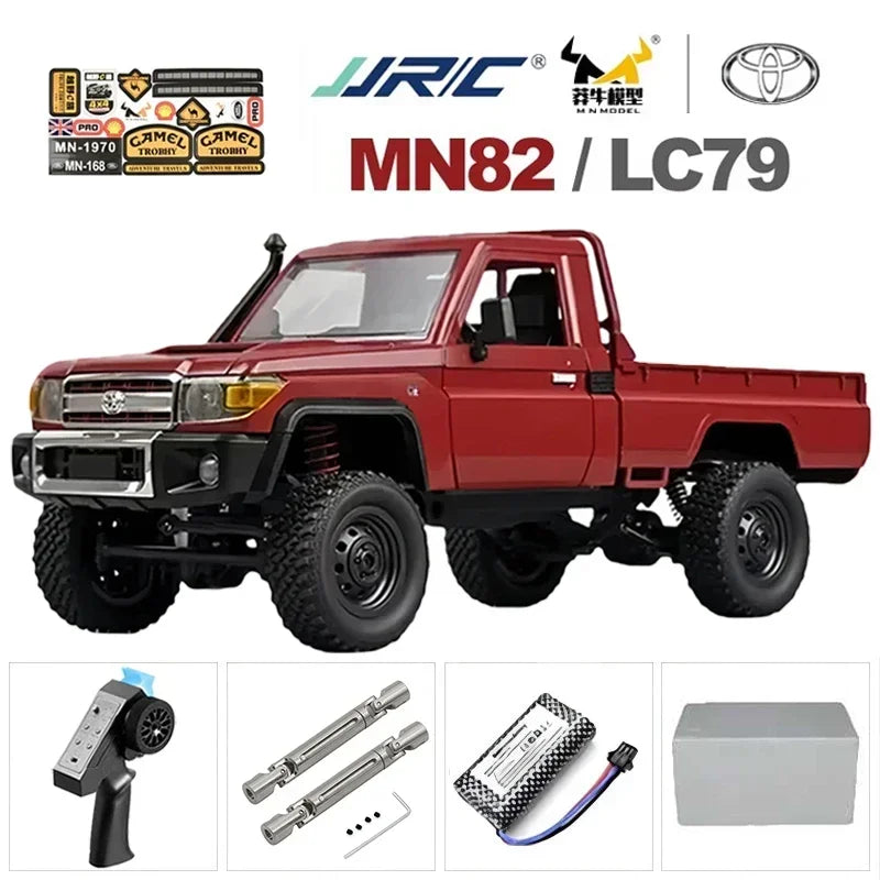 MN128 4X4 RC Car 1:12 MN Model 2.4G 4WD RC Rock Crawler Defender Remote Control Car 1/12 RC Truck Cars Toys MN82 MN82S