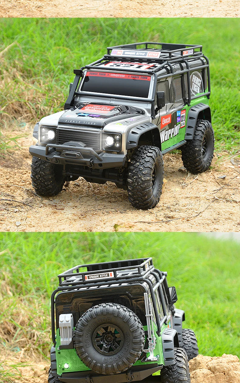 Defender 110 (Copy) ZP1005 4WD Professional Rc Remote Control Car 1:10 Guard Four-drive High-speed Climbing Off-road Vehicle Model Car Kid's Toys