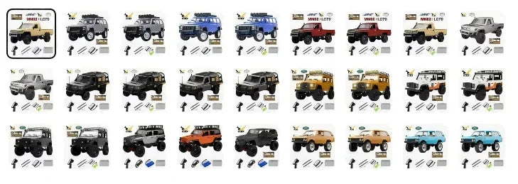 MN128 4X4 RC Car 1:12 MN Model 2.4G 4WD RC Rock Crawler Defender Remote Control Car 1/12 RC Truck Cars Toys MN82 MN82S