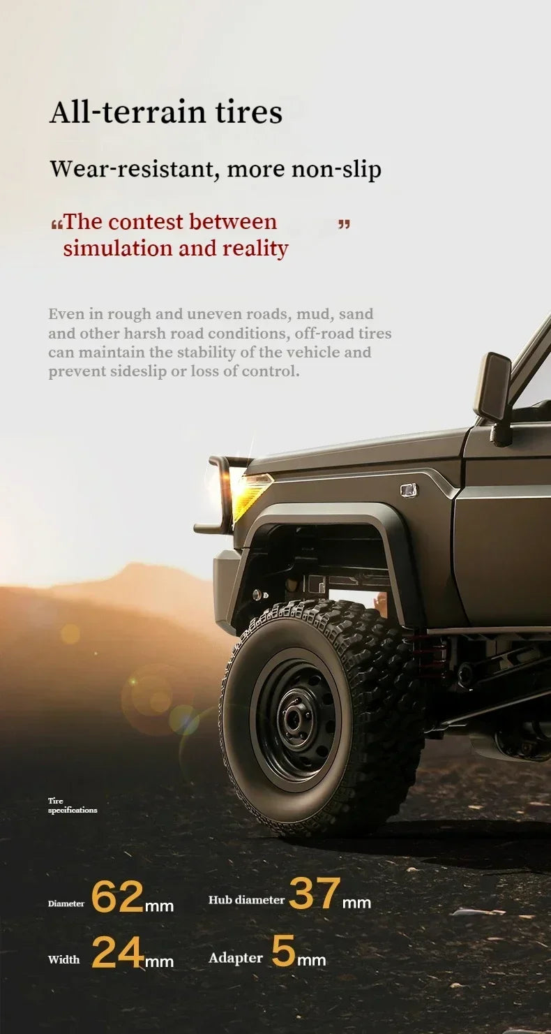 MN128 4X4 RC Car 1:12 MN Model 2.4G 4WD RC Rock Crawler Defender Remote Control Car 1/12 RC Truck Cars Toys MN82 MN82S