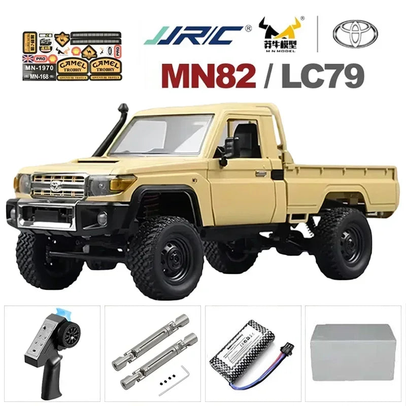 MN128 4X4 RC Car 1:12 MN Model 2.4G 4WD RC Rock Crawler Defender Remote Control Car 1/12 RC Truck Cars Toys MN82 MN82S