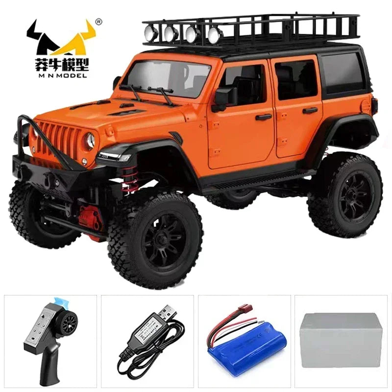 MN128 4X4 RC Car 1:12 MN Model 2.4G 4WD RC Rock Crawler Defender Remote Control Car 1/12 RC Truck Cars Toys MN82 MN82S