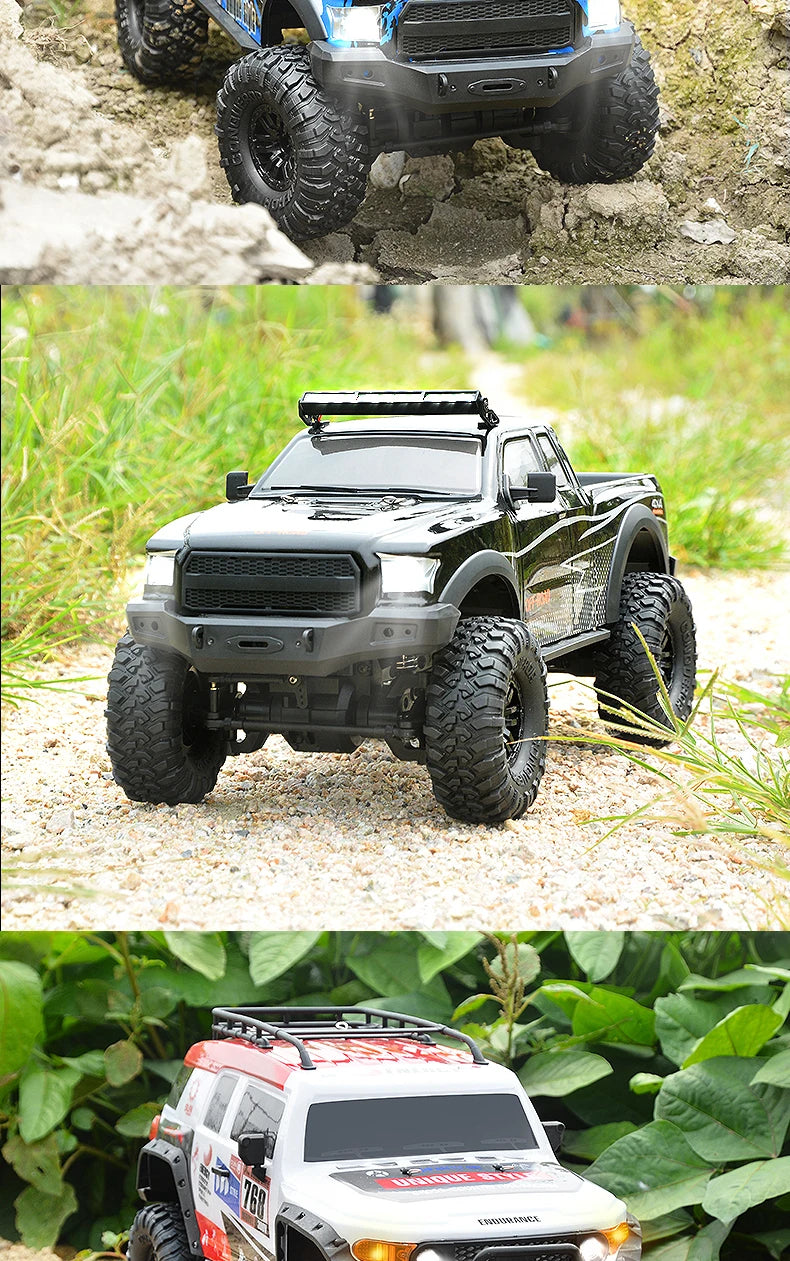 RAM ZP1005 4WD Professional Rc Remote Control Car 1:10 Guard Four-drive High-speed Climbing Off-road Vehicle Model Car Kid's Toys