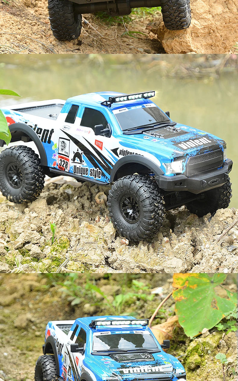 RAM ZP1005 4WD Professional Rc Remote Control Car 1:10 Guard Four-drive High-speed Climbing Off-road Vehicle Model Car Kid's Toys