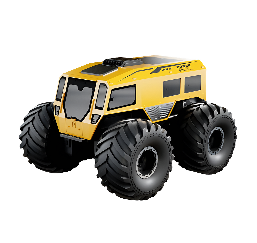 RCF Sherp Q210 Amphibious Waterproof Rc Car Dual Control 4WD Off-road Remote Control Vehicle 2.4G Electric Climbing Crawler Toys for Kids